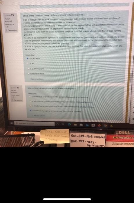 please answer both questions yes it is clear.