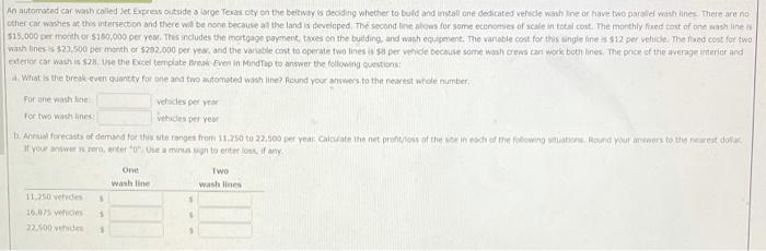 an automated car wash called Jet Express outside