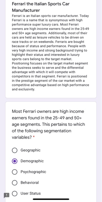 Ferrari the Italian Sports Car Manufacturer