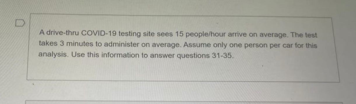 A drive-thru COVID-19 testing site sees 15
