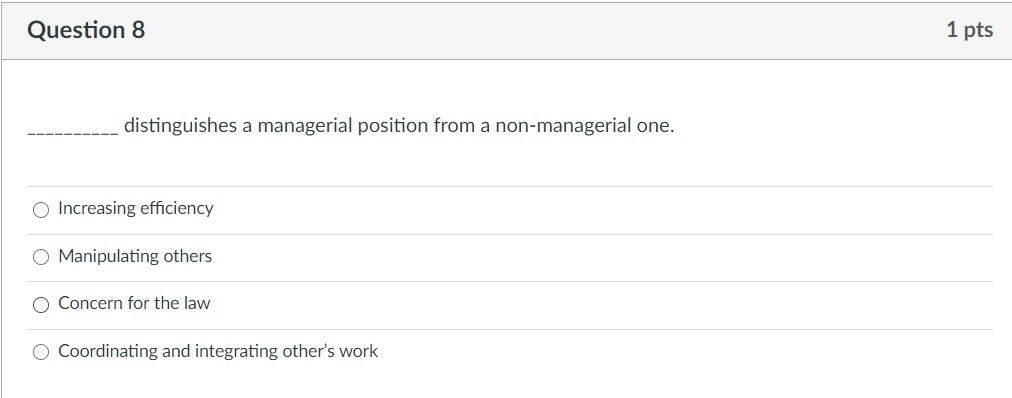 I need only answer Question 7 1 pts An