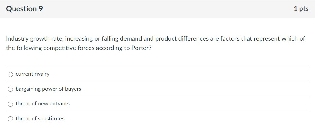 I need only answer Question 7 1 pts An