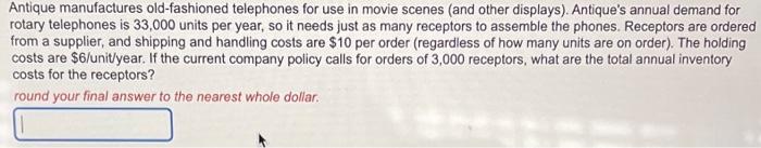 Antique manufactures old-fashioned telephones for