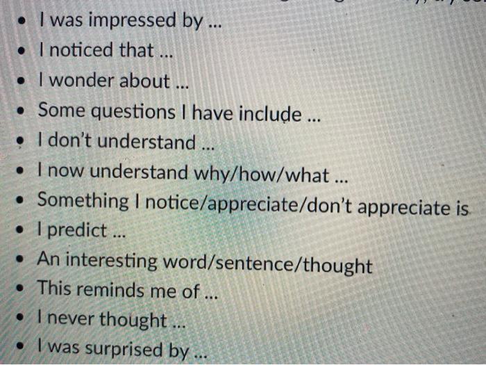 PICK A PROMPT FROM the PICTURE BELOW TO TALK