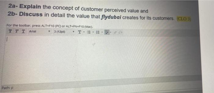 2a-Explain the concept of customer perceived