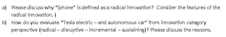 a) Please discuss why "iphone" is defined as a
