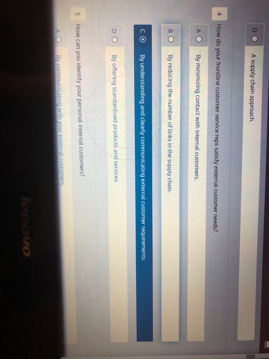 DO A supply chain approach. 4 How do your