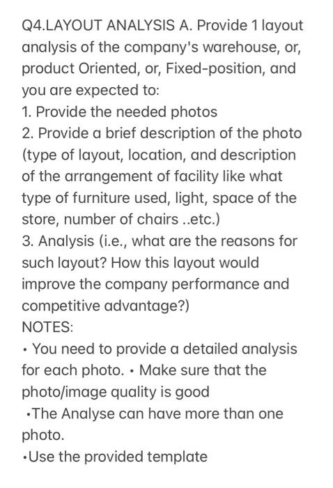 Hi I have a task in Operation Management course,