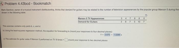 what is c? Problem 4.43bcd - Bookmatch Mark