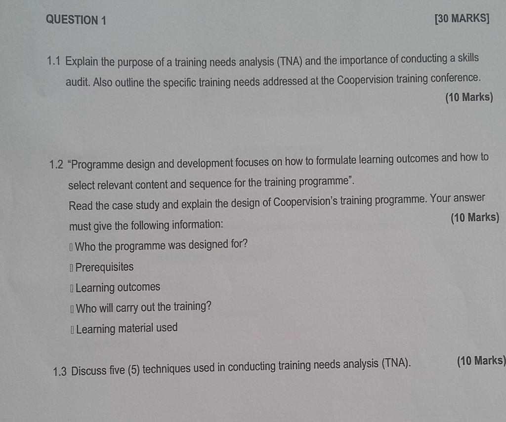 Human Resource Management - Training and