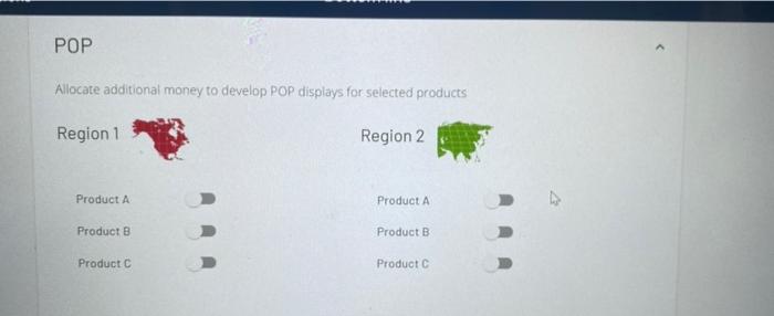 POP Allocate additional money to develop POP