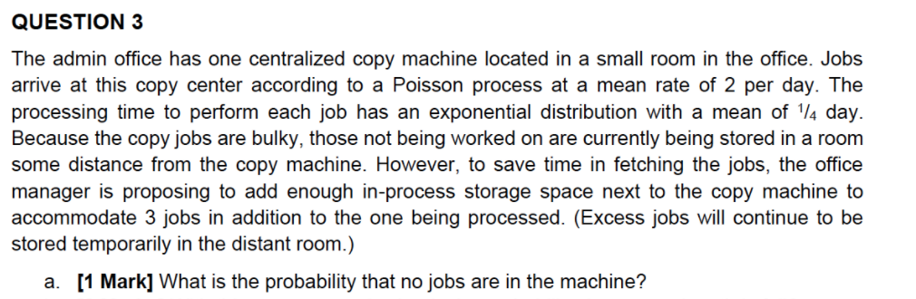 QUESTION 3 The admin office has one centralized