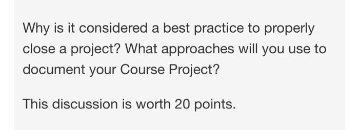 Week 8 Discussion The topic below pertains to the