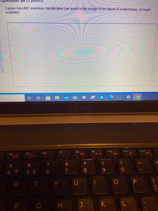 Explain how ABC inventory classification can