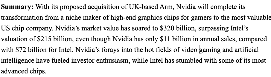 How do Arm and Nvidia complement each other? Why