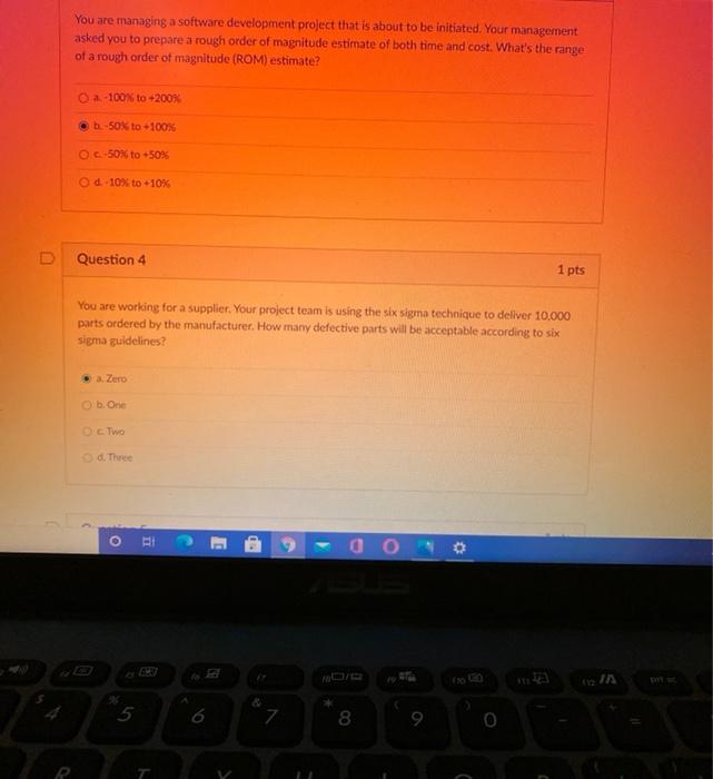 You are managing a software development project