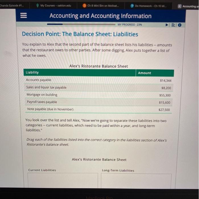 Chanda Eplode #1... My Courses - cakton.edu Ch 8