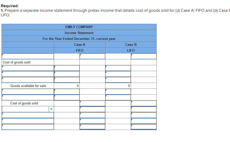 Required information E7-7 (Algo) Analyzing and