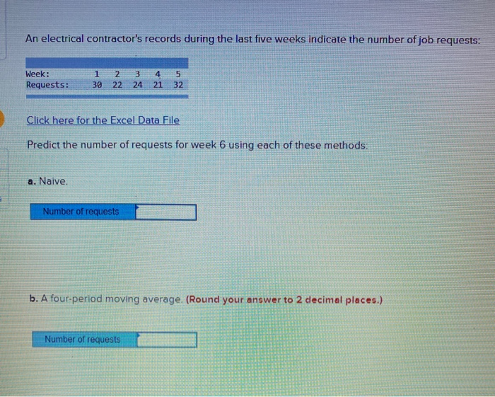 An electrical contractor's records during the