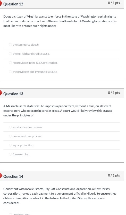 Question 14: Consistent with local customs,