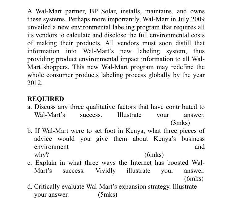 Read the case study below and then answer the