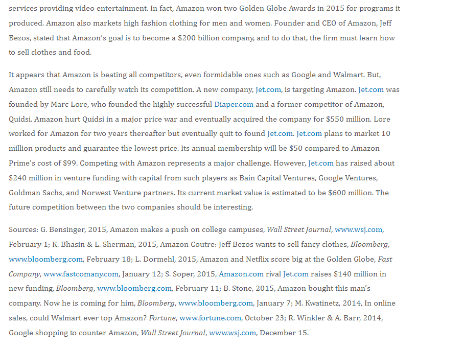 Questions; How formidable a competitor is Google