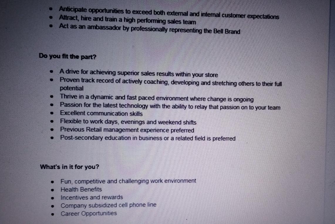 Mock Interview (Individual Assignment) You are