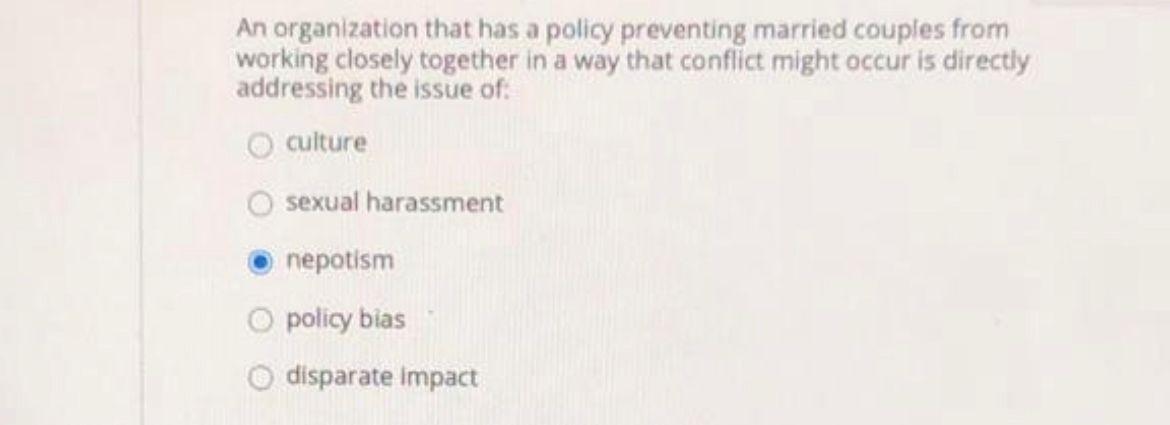 occurs when organizations argue that a particular