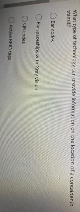 What type of technology can provide information