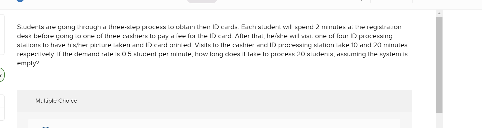 Students are going through a three-step process