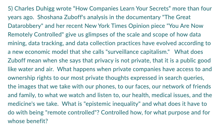 I need help with this, thanks 5) Charles Duhigg