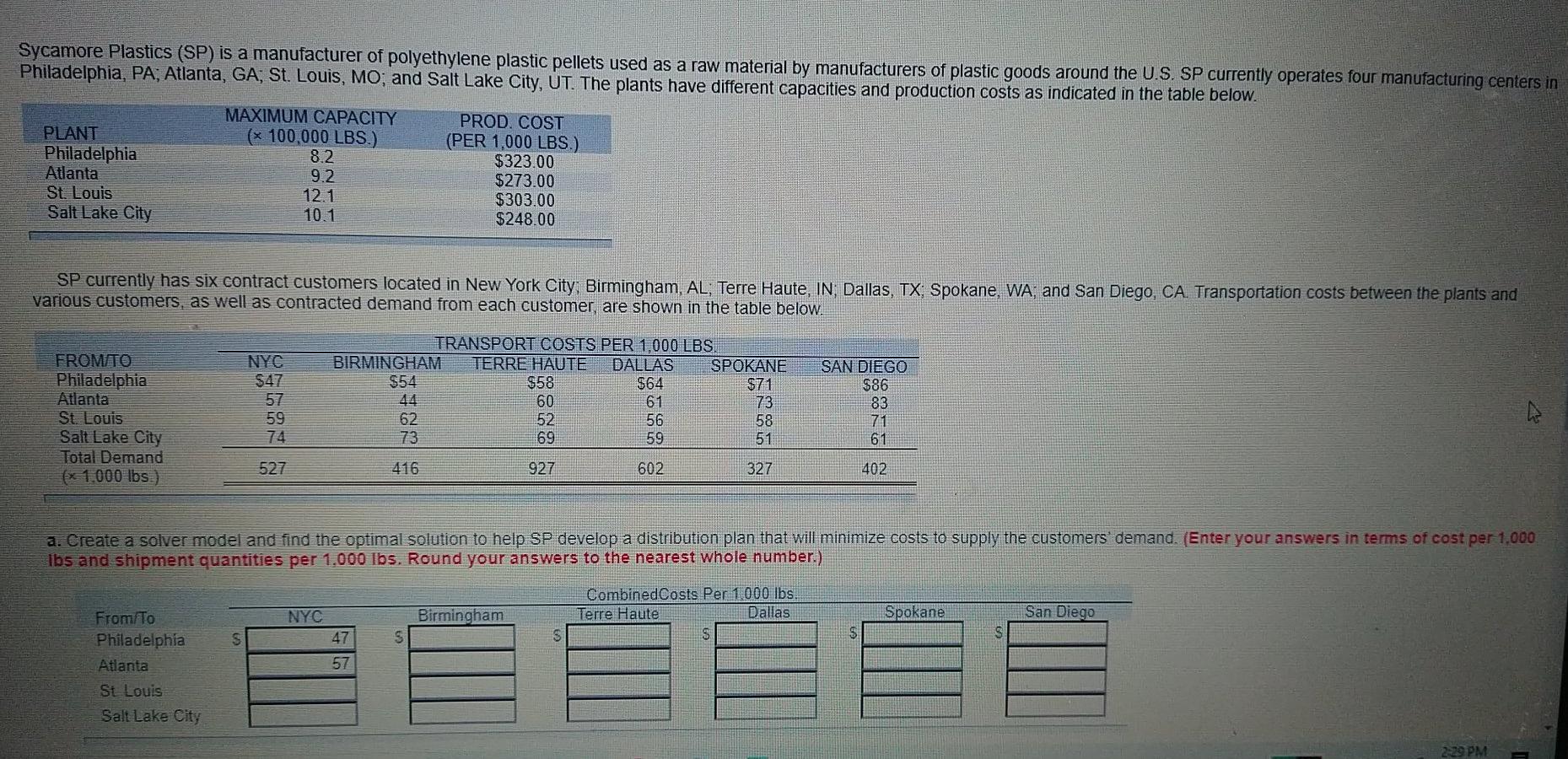 Could you please show how to solve this question