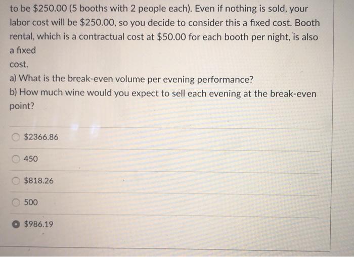 Extra Question: The manager has realized that the