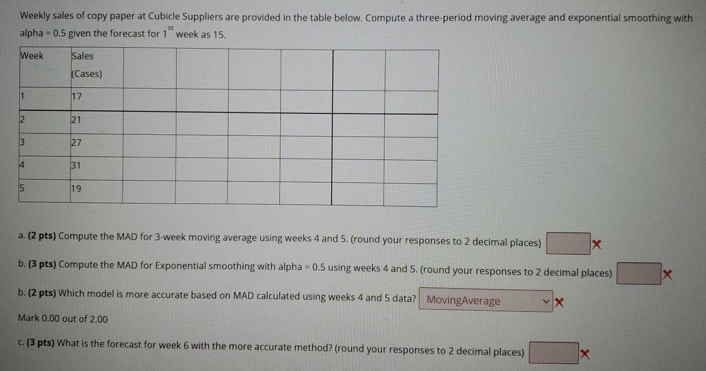 I need step by step full workings. thanks Weekly