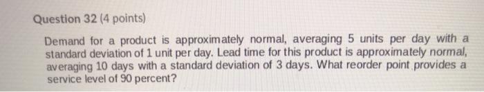 It is an operations question not a finance