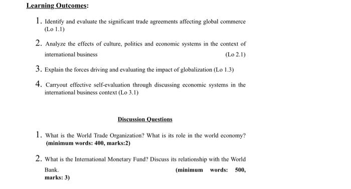 1. Identify and evaluate the significant trade