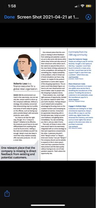 After reading the attached case, please write a