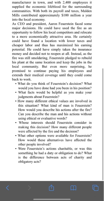 please answer as soon as possible Loyalty after a