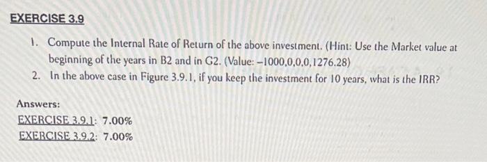 Create a worksheet as the one below (Figure