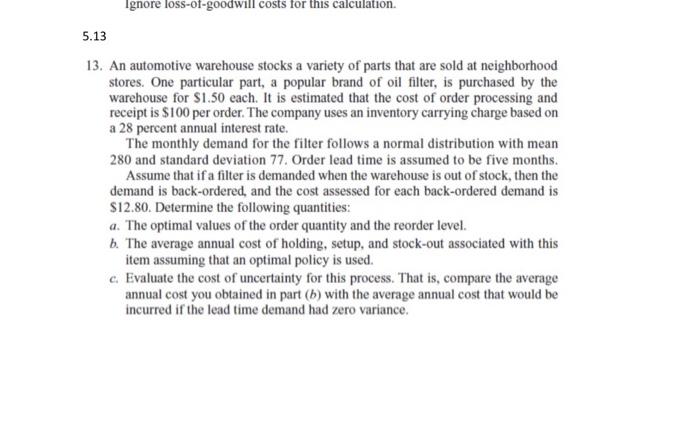 can u just do 16 please (5.16) Ignore