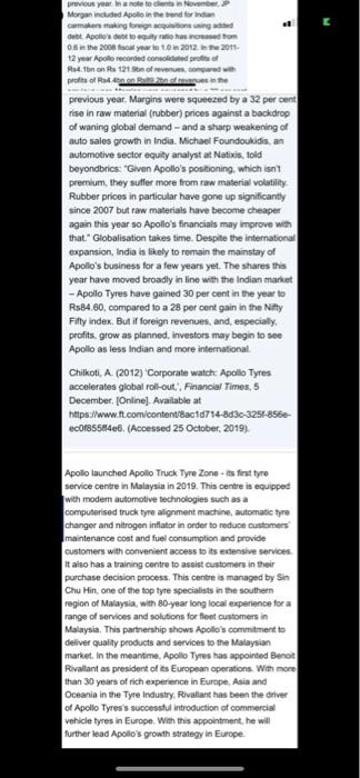 1. Using appropriate concepts and theories from