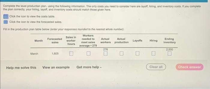Info Layoff 3 $4,500 Hiring 3 $6,000 $180,008