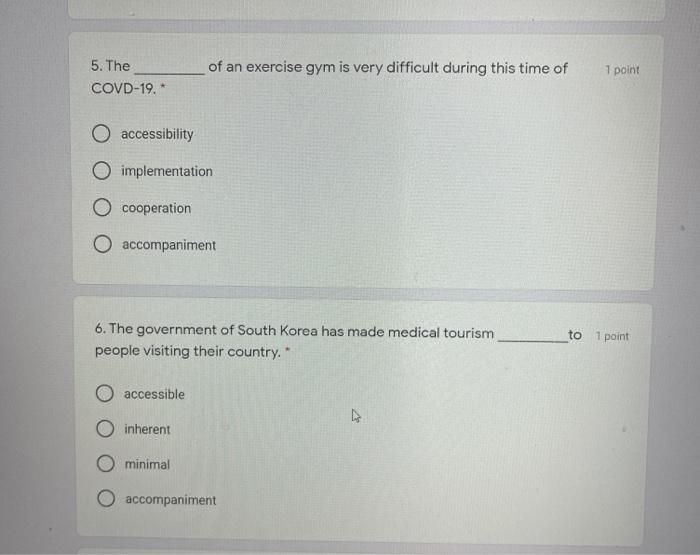 of an exercise gym is very difficult during this