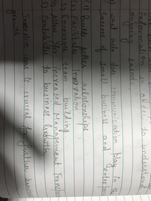 information in order to understand engeing thend