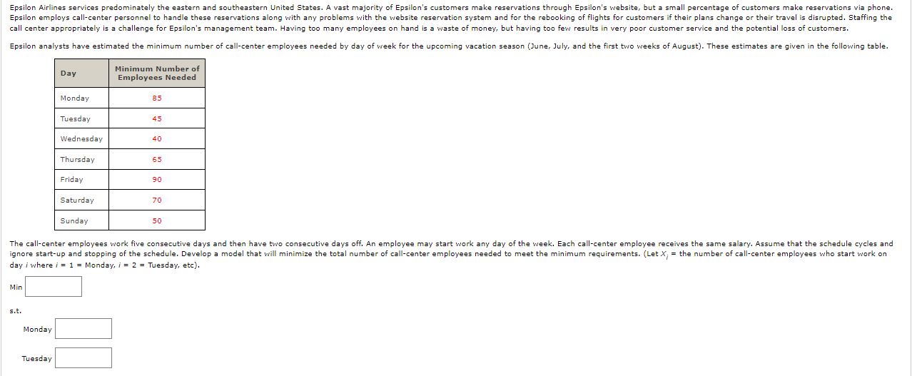 Epsilon Airlines services predominately the