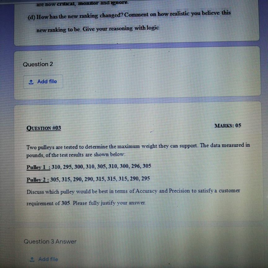 are now chal, monitor and ignore. (d) How has the