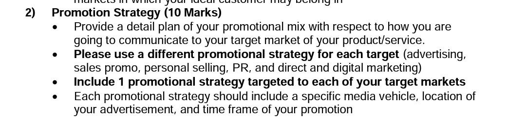 Based on Value Based Marketing Answer the