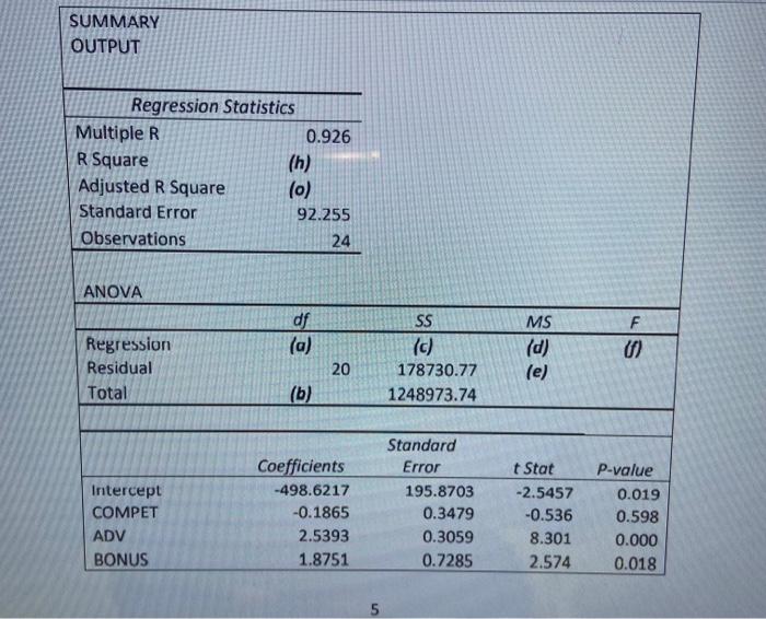 please solve in excel with formulas visible.