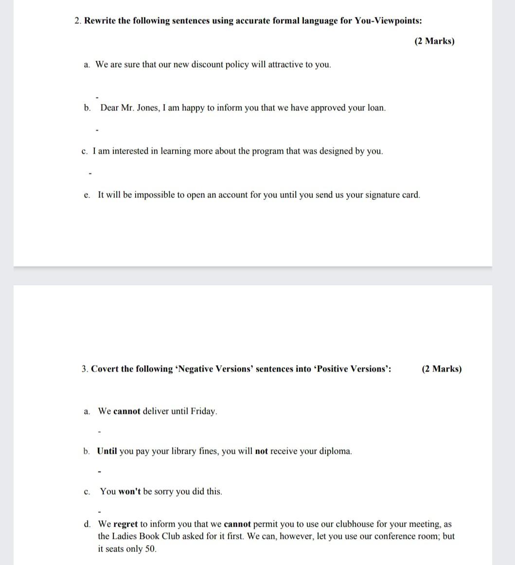 Please answer 2 and 3 full section as soon as