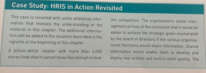 Please answer the 4 Case study questions at the